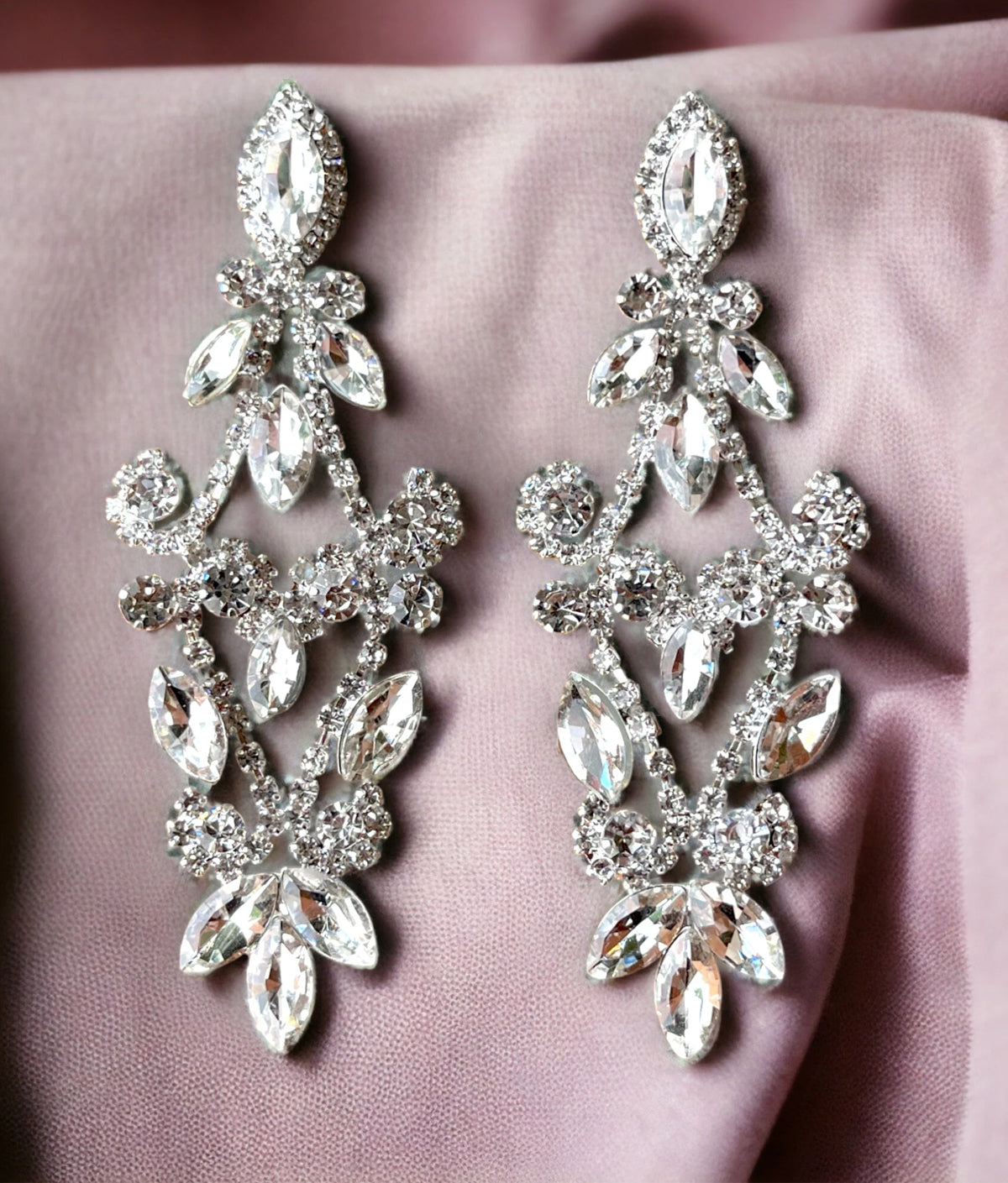 Bridal Chandelier Earrings Wedding Jewelry