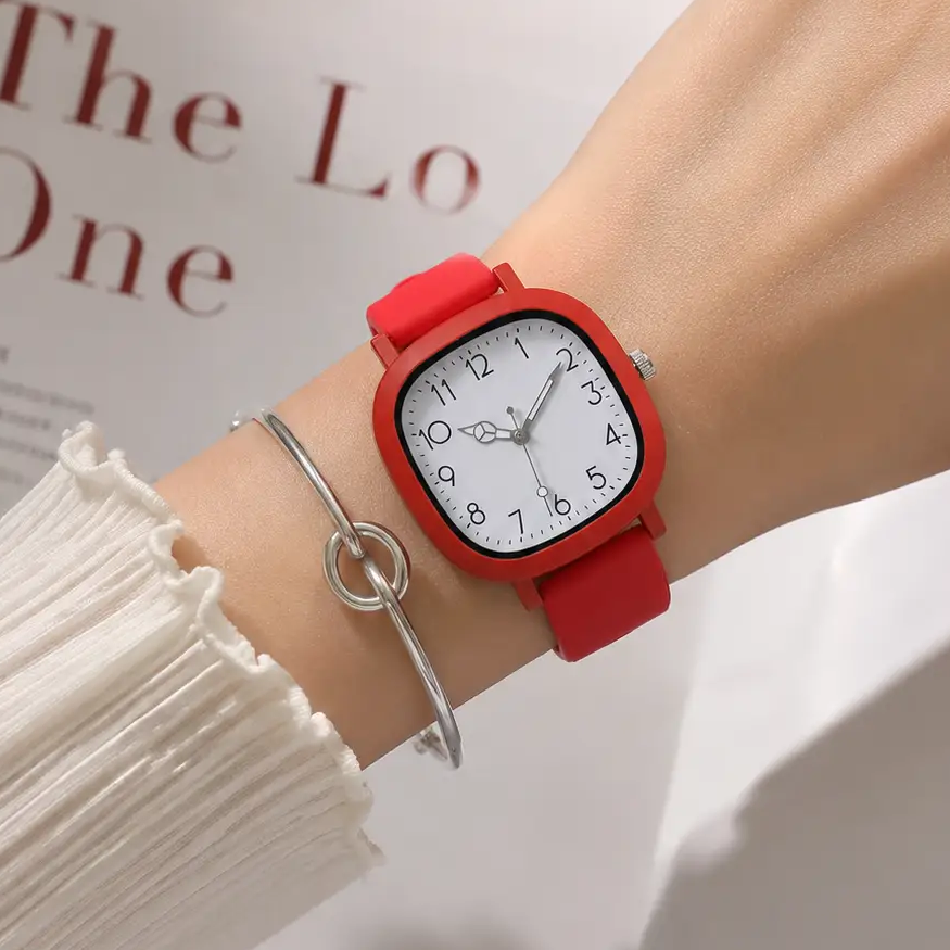 Silicone Jelly Watch With Alloy Case Limited Edition by Adornity