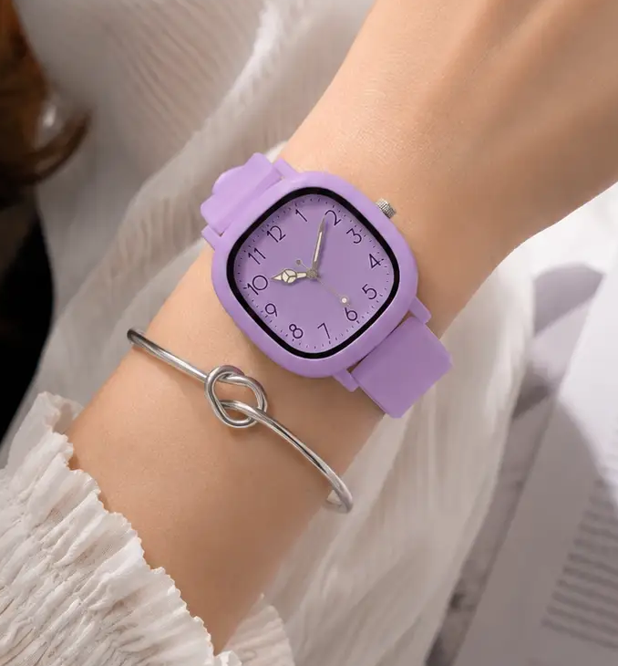 Silicone Jelly Watch With Alloy Case Limited Edition by Adornity