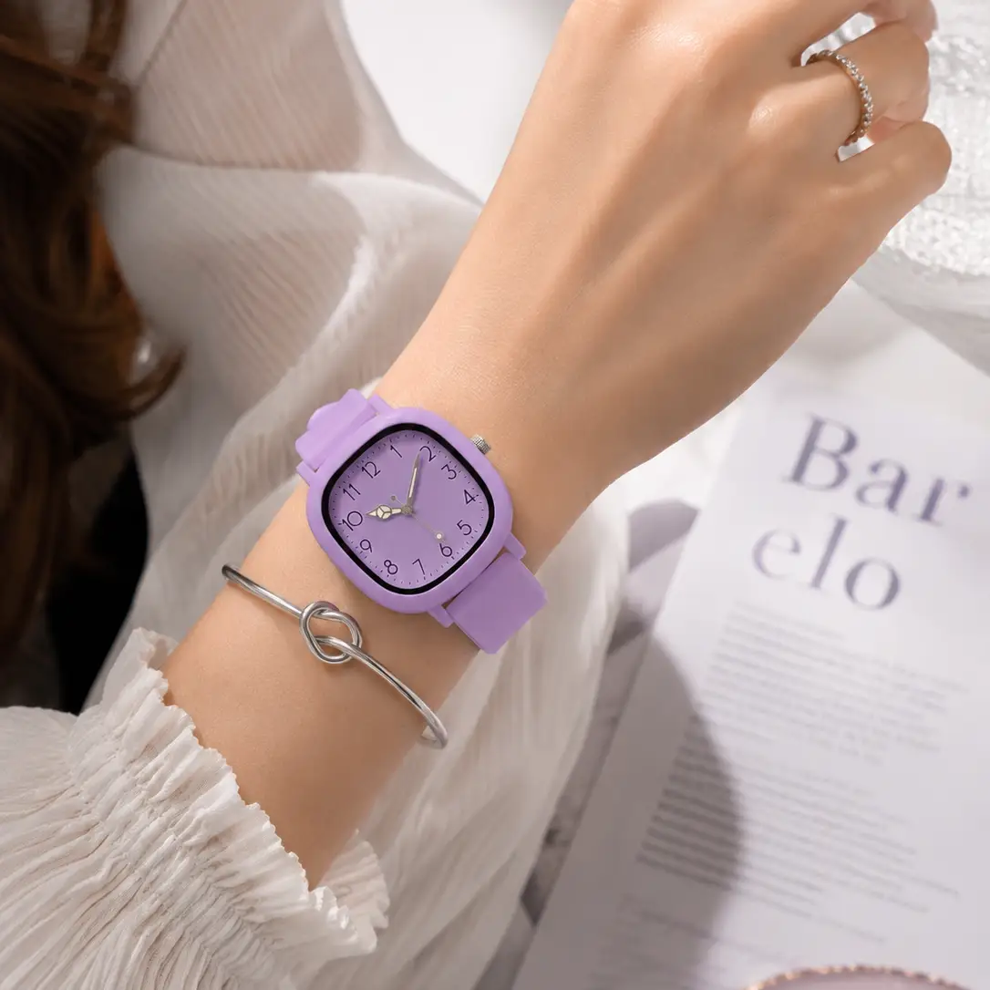 Silicone Jelly Watch With Alloy Case Limited Edition by Adornity