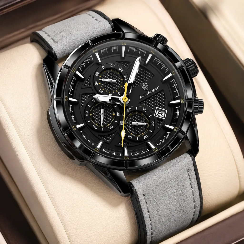 Wristwatch Leather Luxury Collection Elite Edition by Adornity
