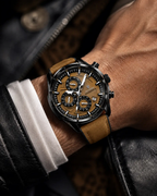Wristwatch Leather Luxury Collection Elite Edition by Adornity