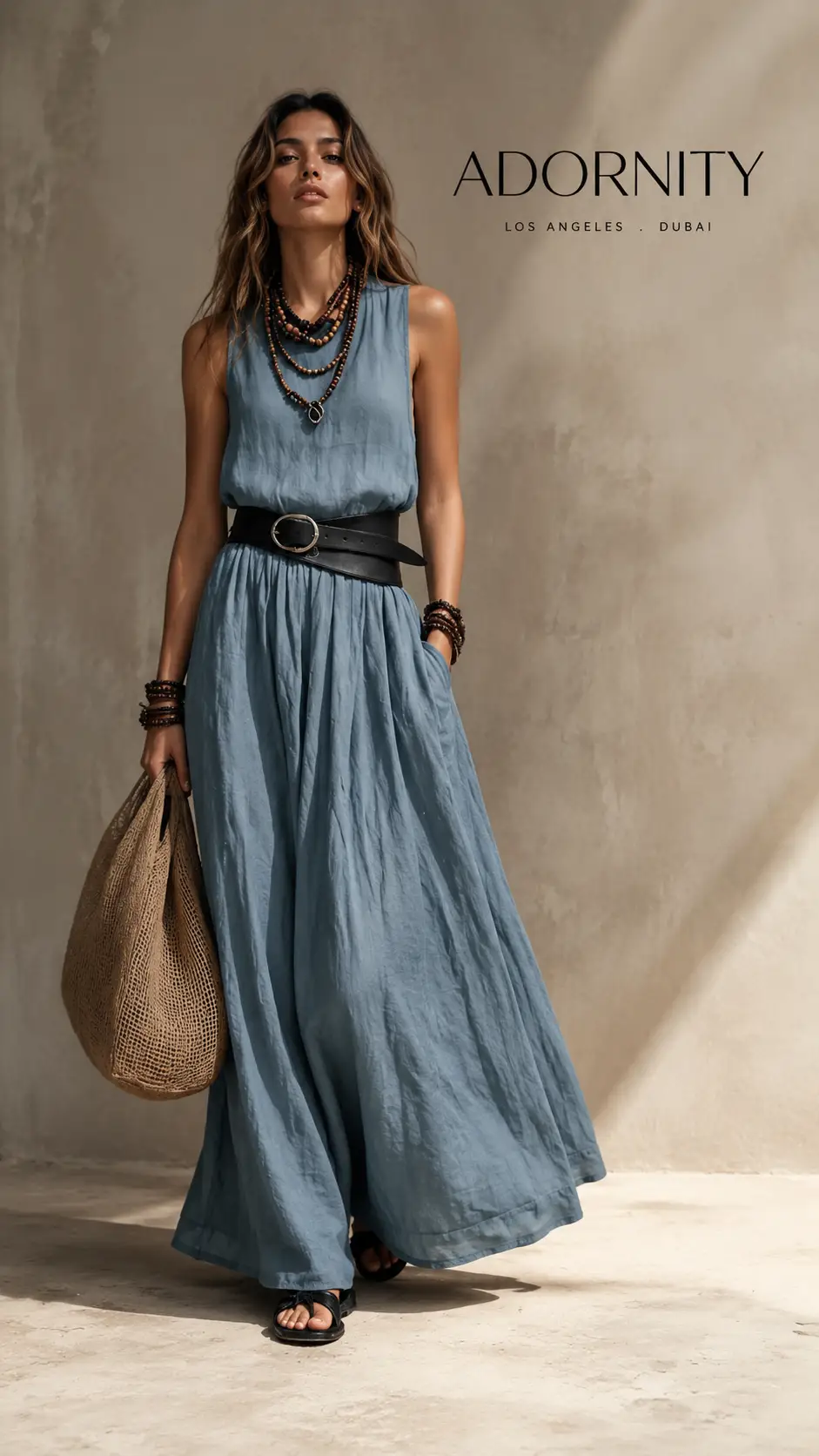 Maxi Dress Bohemian Collection Polyester Exclusive by Adornity