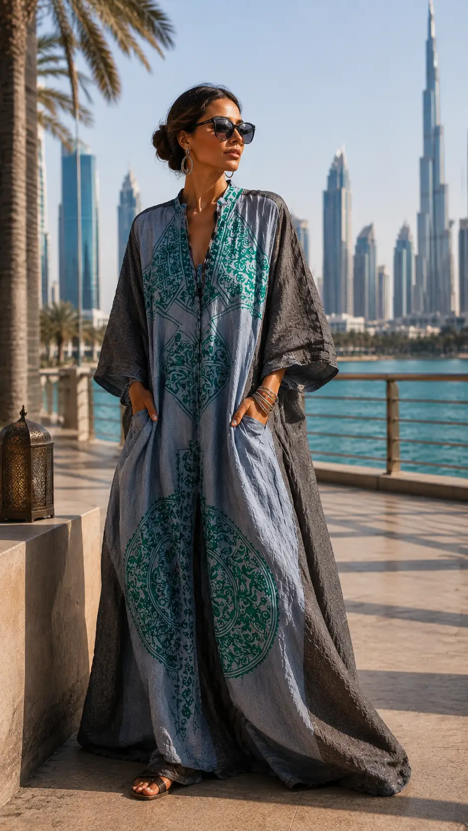Jumpsuit Bohemian Collection Polyester Wide Leg Exclusive by Adornity