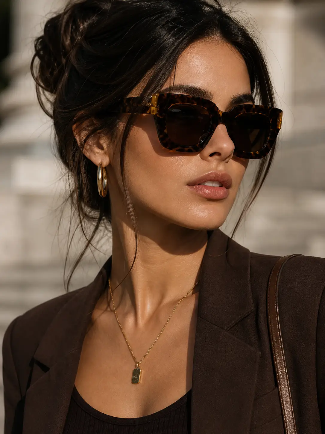 Adornity Cat Eye Sunglasses Gradient Lenses Plastic Frame Exclusive Limited Edition by Adornity