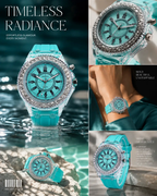 Watch Rhinestone Elite Silicone LED Luminous Edition by Adornity