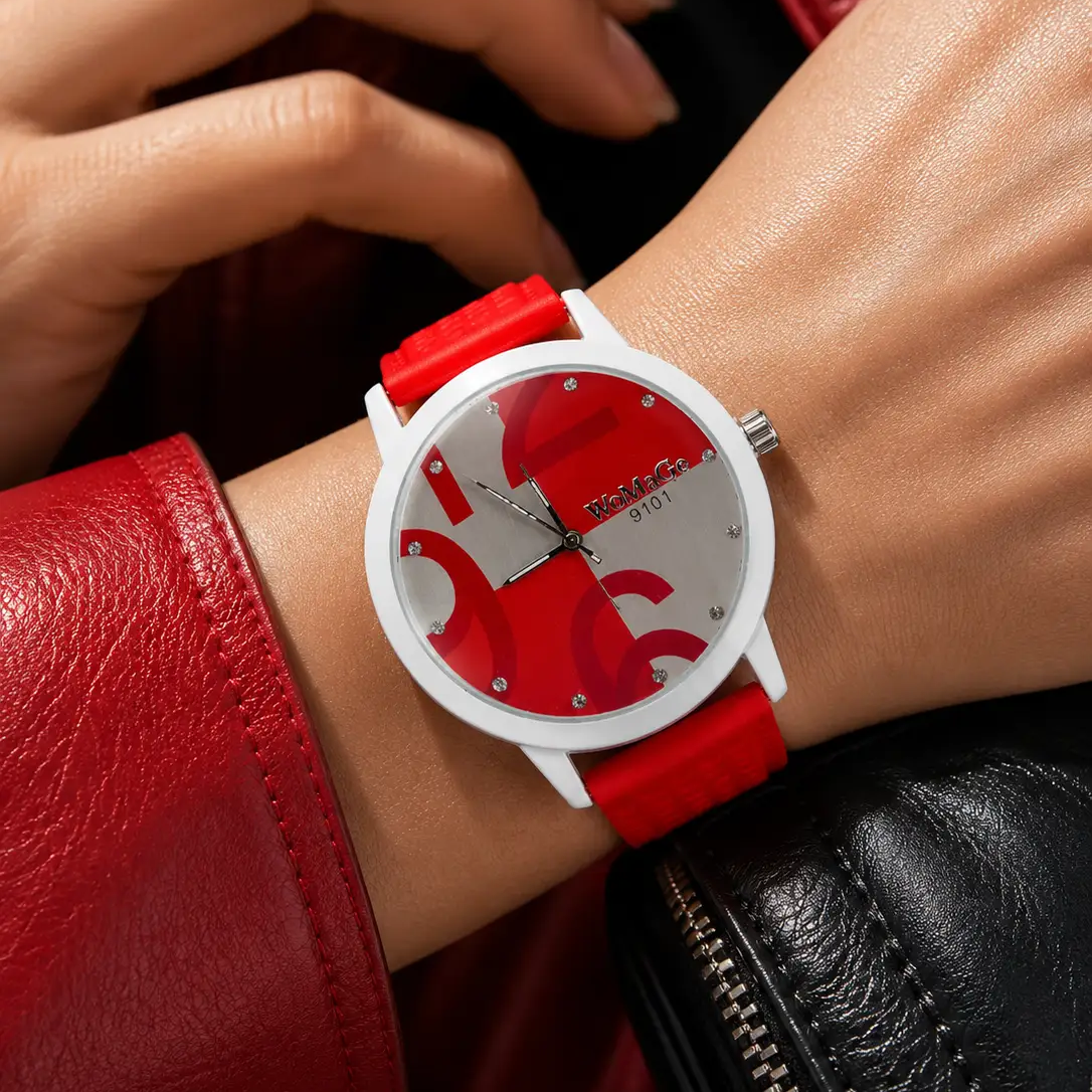 Watch Leather Collection Green Dial Elite Edition Quartz by Adornity
