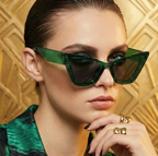 Oversized Cat-Eye Sunglasses – Vintage Frame by Adornity