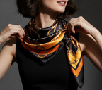 Silk Square Scarf – 90x90 Satin Wrap