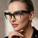 Sienna Cat Eye Reading Glasses – Oversized Frame by Adornity