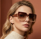 Cat-Eye Sunglasses – Bold Oversized Frame by Adornity