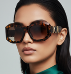 Oversized Rectangle Sunglasses – UV400 Protection