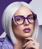 Adornity Cat Eye Reading Glasses Acetate Collection Blue Light Blocking Frame Limited Edition