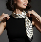 Silk Square Scarf – 90x90 Satin Wrap