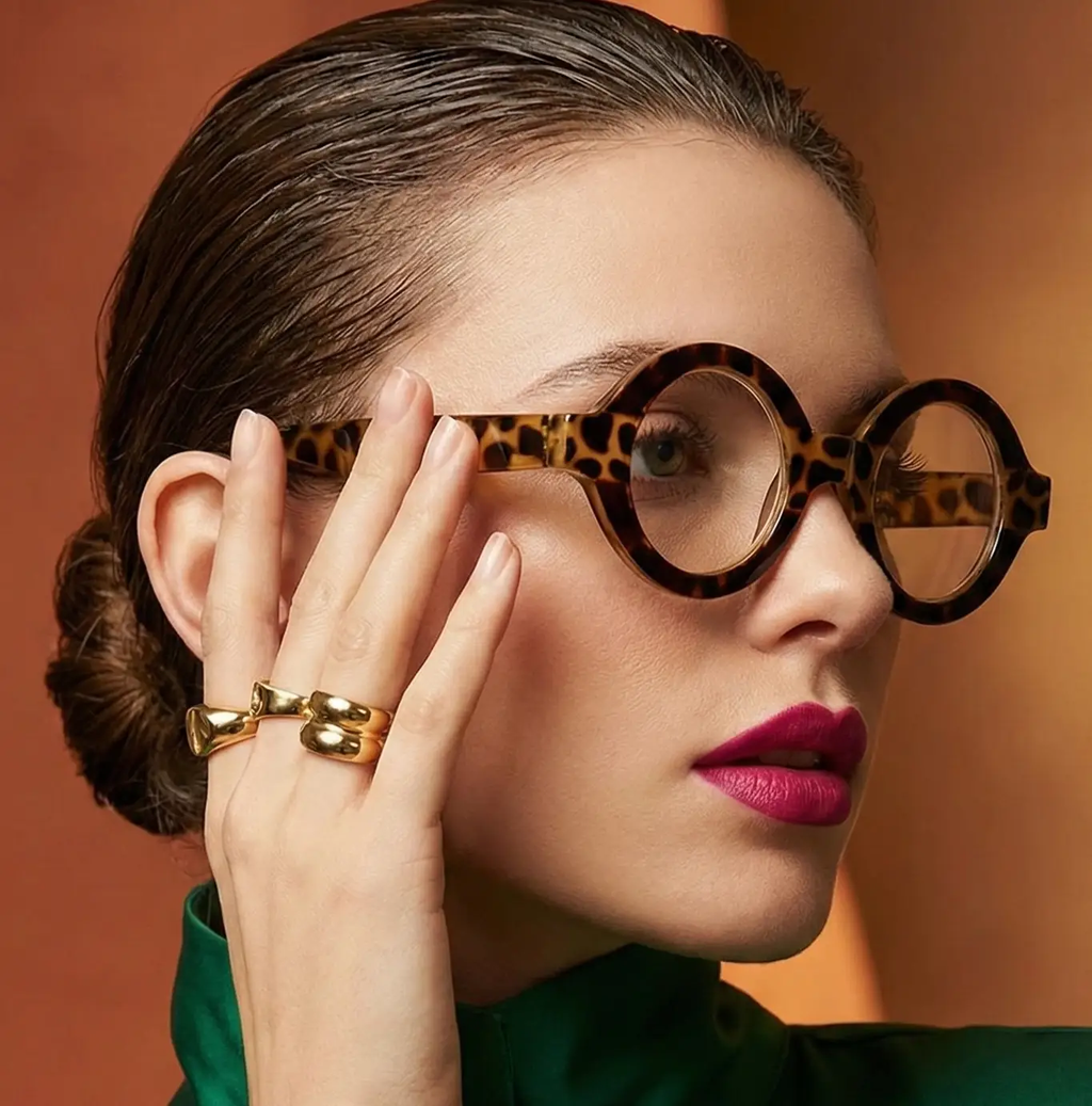 Round Reading Glasses – Blue Light Protection by Adornity