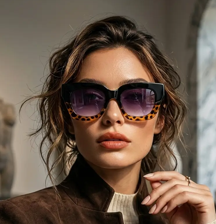 Adornity Cat Eye Sunglasses Gradient Lenses Plastic Frame Exclusive Limited Edition by Adornity