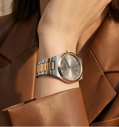 Women Stainless Steel Watch - Waterproof Analog Bracelet With Date Display