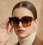 Aven Oversized Square Sunglasses – Gradient Lens