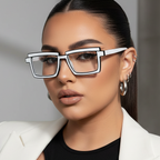 Anime Cosplay Glasses - Square Frame Clear Lens Candy Color Eyewear For Men & Women