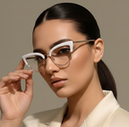 Amara Cat Eye Blue Light Glasses – Clear Frame