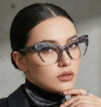 Sienna Cat Eye Reading Glasses – Oversized Frame by Adornity