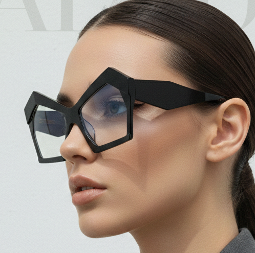 Anti Blue Light Glasses - Lightweight Cat Eye Frames for Women's Mobile Screen Protection