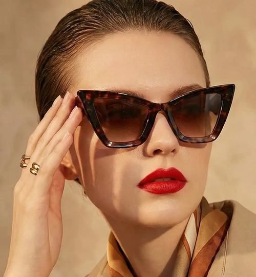 Oversized Cat-Eye Sunglasses – Vintage Frame by Adornity