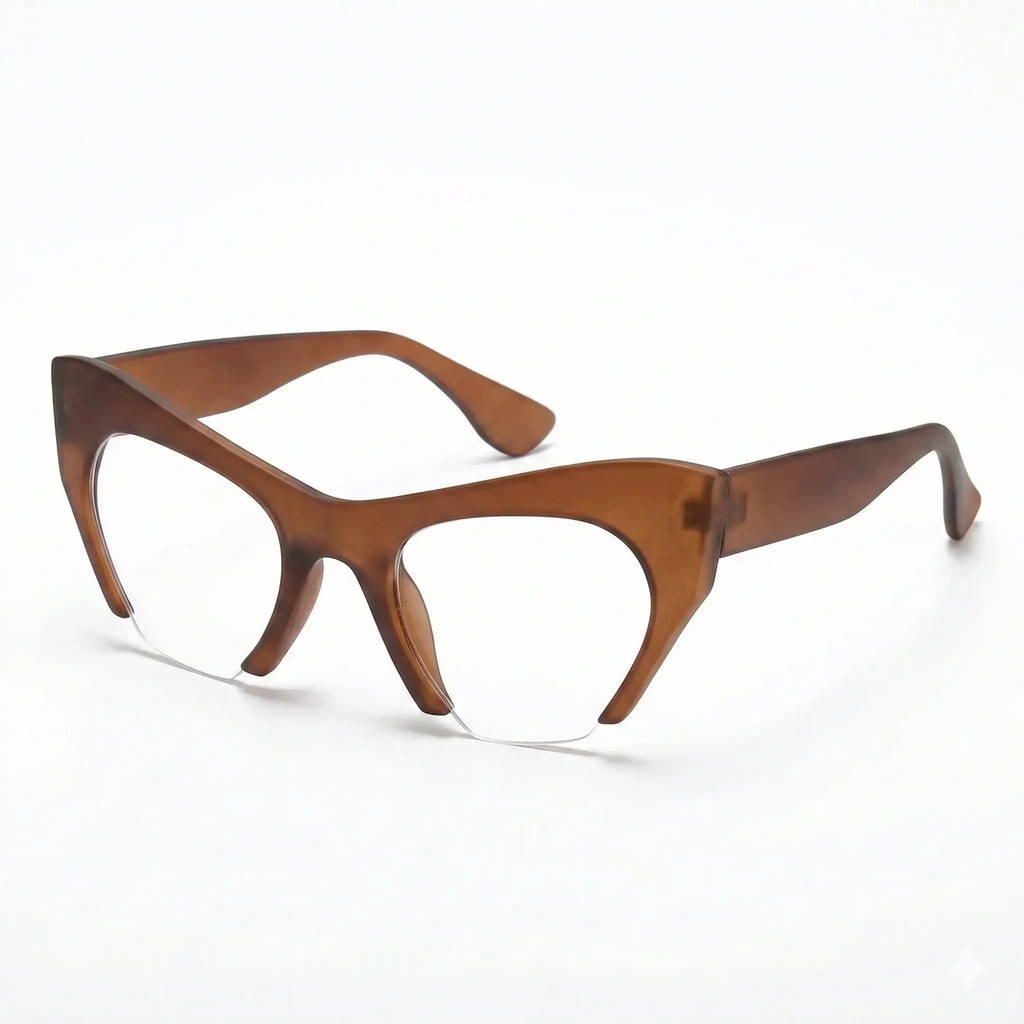 Sienna Cat Eye Reading Glasses – Oversized Frame by Adornity