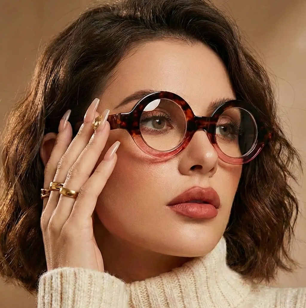 Round Reading Glasses – Blue Light Protection by Adornity