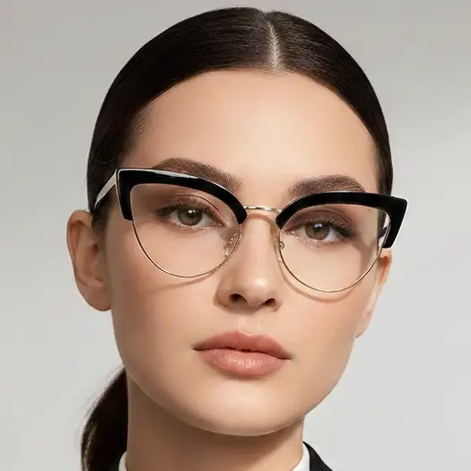 Korean Style Cat Eye Glasses – Blue Light Filter by Adornity