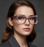 Vintage Cat Eye Blue Light Glasses – Prescription Ready by Adornity