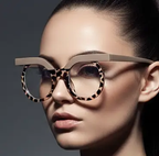 Round Transparent Blue Light Glasses – Minimal Frame by Adornity