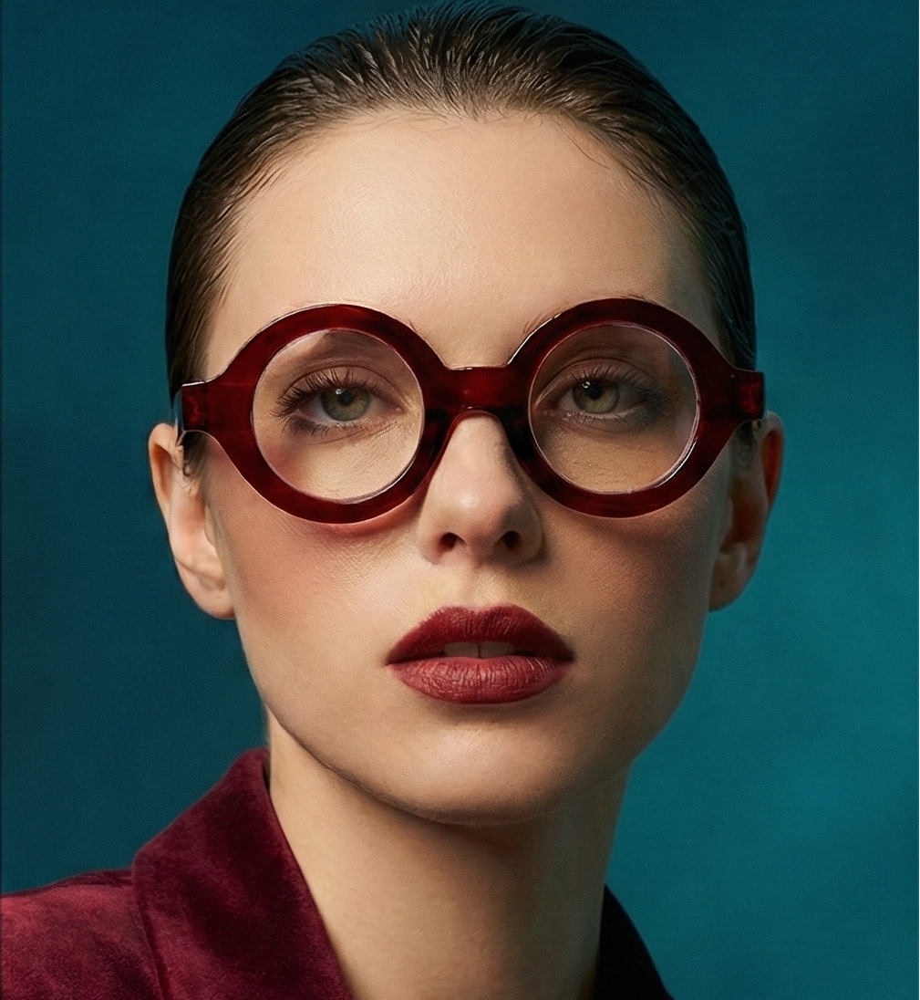 Round Reading Glasses – Blue Light Protection by Adornity
