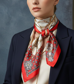 Silk Square Scarf – 90x90 Satin Wrap