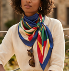 Chic Satin Silk Scarf – Square 90x90