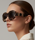 Oversized Rectangle Sunglasses – Vintage Frame by Adornity