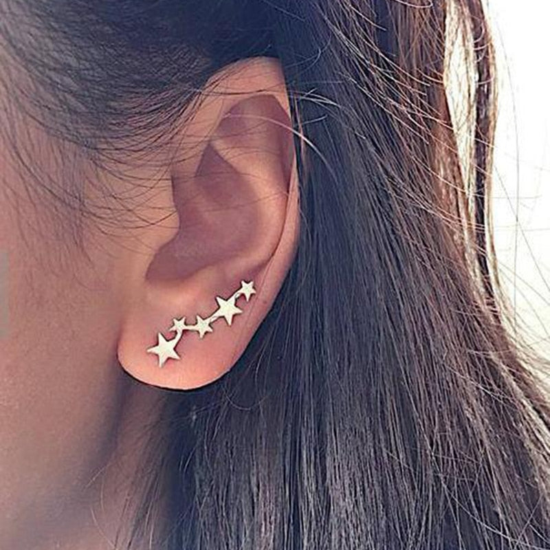 Elegant Crystal Flower Stud Earrings
 
 Add a touch of elegance to your outfit with these trendy crystal flower stud earrings. The irregular shape and intricate design make them a perfect accessory forGlam DuchessGlam DuchessElegant Crystal Flower Stud Earrings