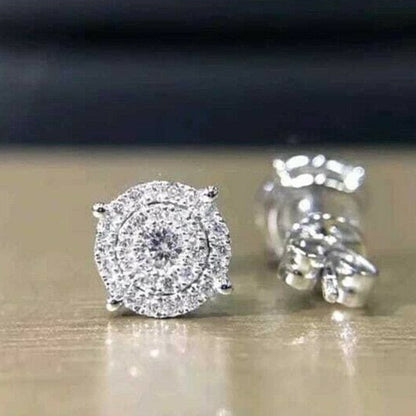 Exquisite Modern Cubic Zirconia Stud Earrings