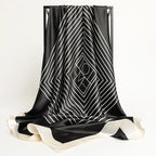 Silk Square Scarf – 90x90 Satin Wrap