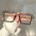 Anime Cosplay Glasses - Square Frame Clear Lens Candy Color Eyewear For Men & Women