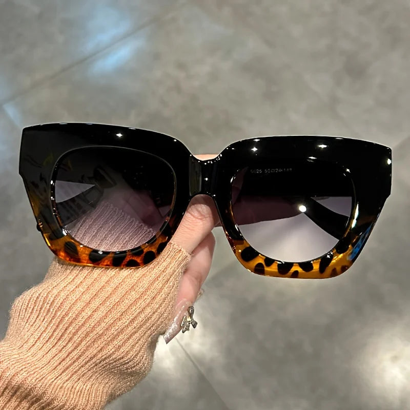 Cat Eye Sunglasses – Chic Women’s Outdoor Eyewear with Gradient Lenses & Plastic Frame Glasses by Adornity