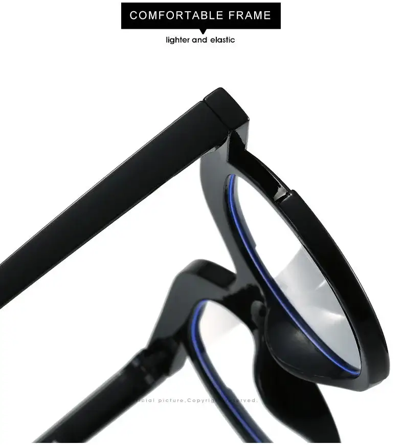 Round Transparent Blue Light Glasses – Minimal Frame by Adornity
