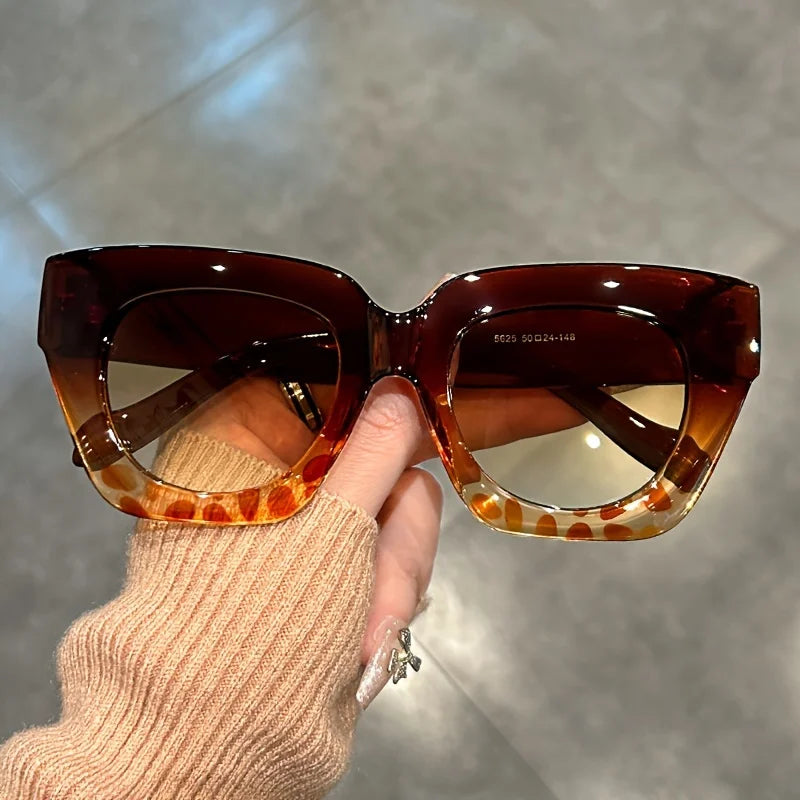 Cat Eye Sunglasses – Chic Women’s Outdoor Eyewear with Gradient Lenses & Plastic Frame Glasses by Adornity