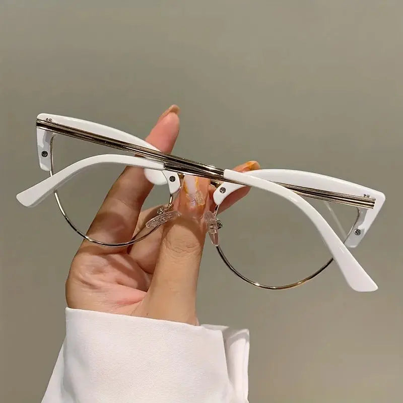 Korean Style Cat Eye Glasses – Blue Light Filter by Adornity