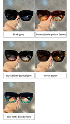 Cat Eye Sunglasses – Chic Women’s Outdoor Eyewear with Gradient Lenses & Plastic Frame Glasses by Adornity
