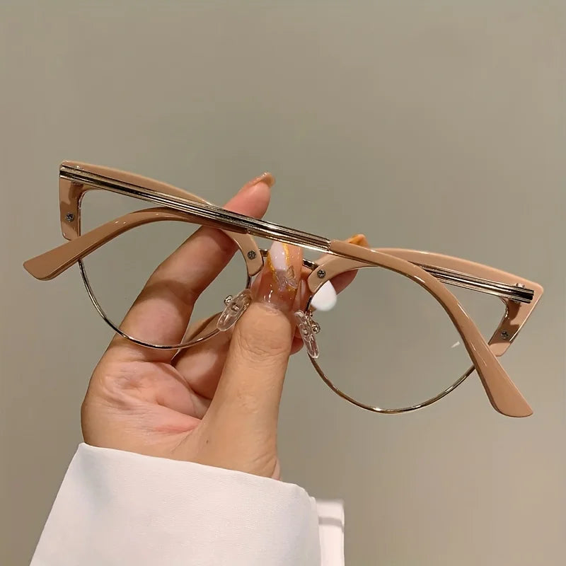 Amara Cat Eye Blue Light Glasses – Clear Frame