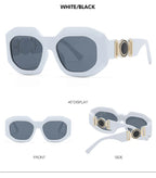 Oversized Rectangle Sunglasses – UV400 Protection