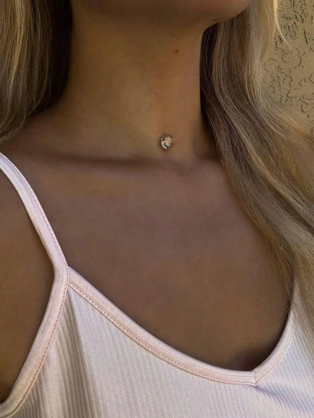 New Transparent Dewdrop Series Necklace Handmade Epoxy Resin Water Drop Collar Chain For Women Holiday Fashion Jewelry by Adornity
