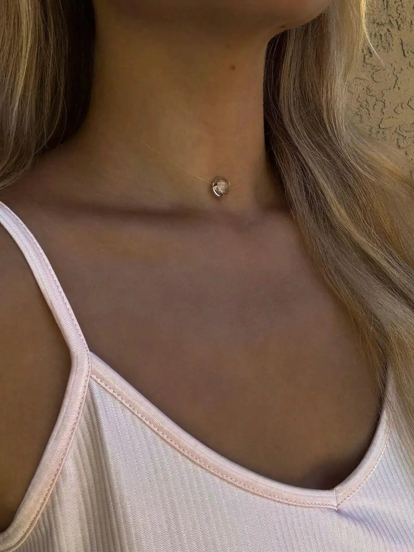 New Transparent Dewdrop Series Necklace Handmade Epoxy Resin Water Drop Collar Chain For Women Holiday Fashion Jewelry by Adornity