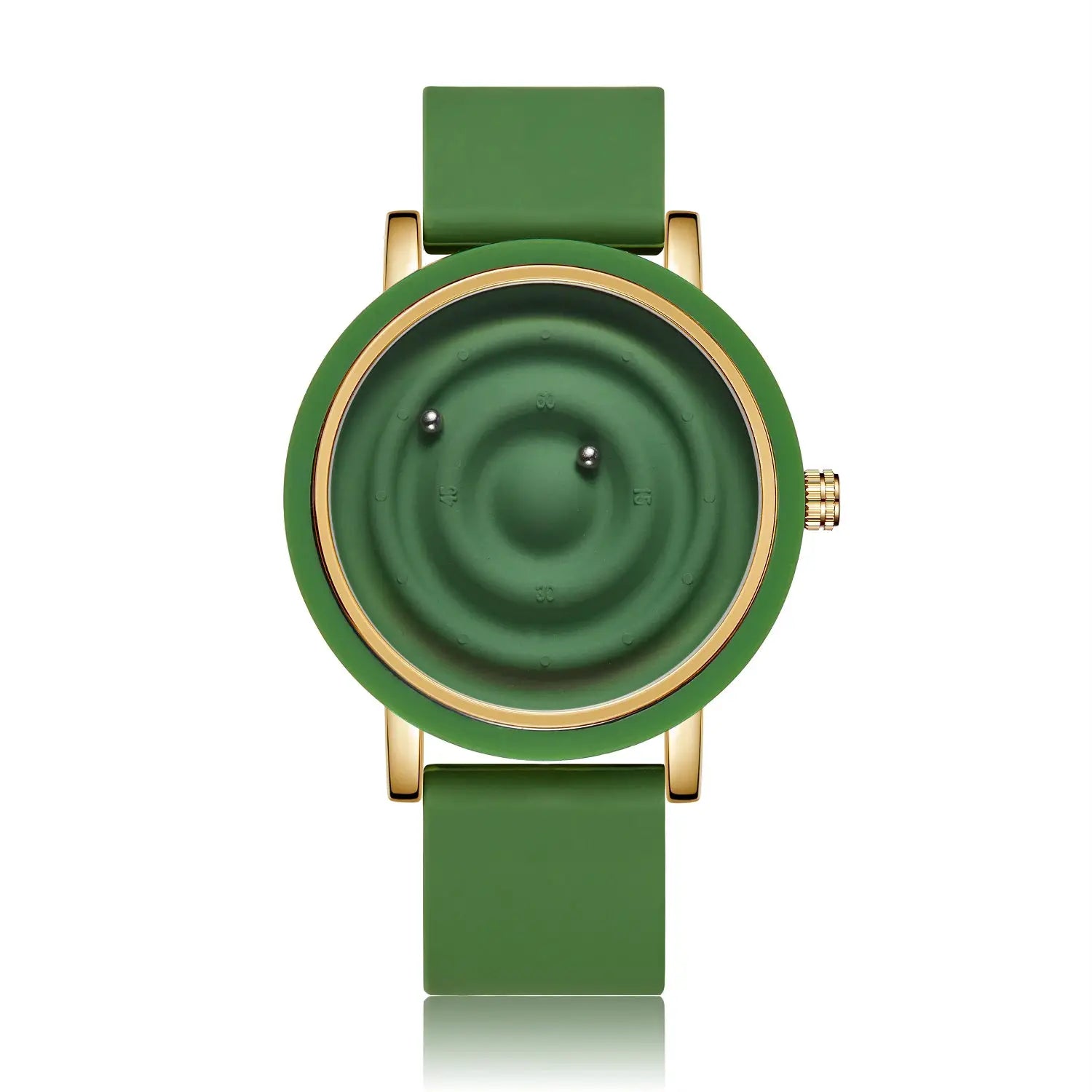 Personalized fashionable floating magnetic pointer free ball bearing creative simple waterproof quartz watch student women men by Adornity